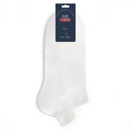 KLB Dame Ankelsokker Lav Topp Athleisure Myke Bomull Hvite Sokker