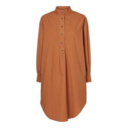 Basic Apparel Vilde Granni Shirt Kjole Orange, Dame