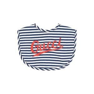 Kids - Gucci Striped bib One Size - Scarves - One size - Blue - Junge