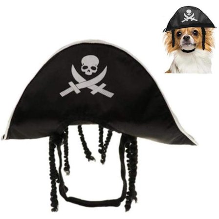 Halloween-kläder för husdjur Hund Katt Piratdräkt Festdräkt Upp