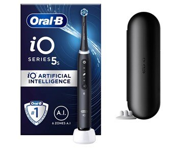 Oral-B-iO5s - Matt Black-Eltannbørste med smart trykksensor-Oral care-Elektriske tannbørster