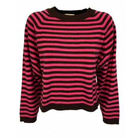 Semicouture Round-neck Strik Pink, Dame Striktrøjer