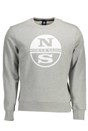 North Sails Felpa Senza Zip Uomo Grigio
