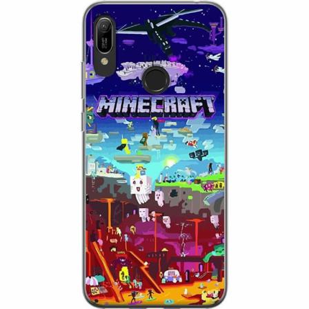 Huawei Y6 (2019) Genomskinligt Skal Minecraft