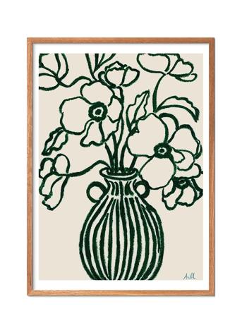 Tpc X Anine Cecilie Iversen - Poppy Studies Lll Home Decoration Posters & Frames Posters Botanical Multi/patterned The Poster Club