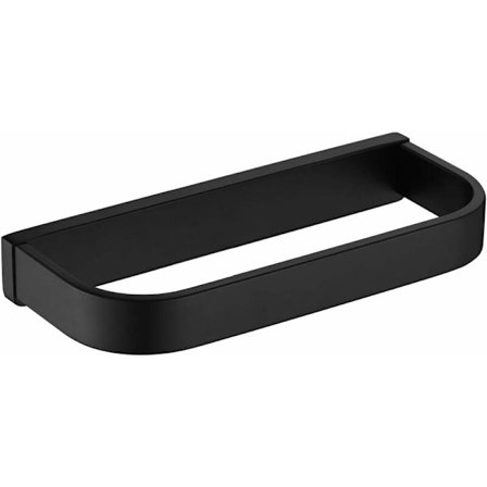 Klesring SUS 304 Rustfritt Stål Håndkleholder for Bad Skruemontert Håndkleholder Veggmontert Håndklehengeren Matt Svart