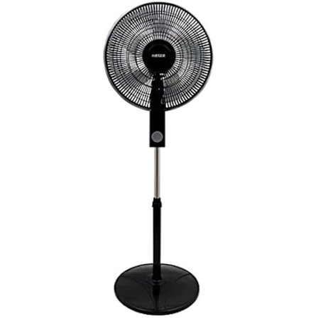 Jalustatuuletin - HAEGER - Tasainen malli - 5 siipe 40 cm - 3 nopeutta - 90 v r htely