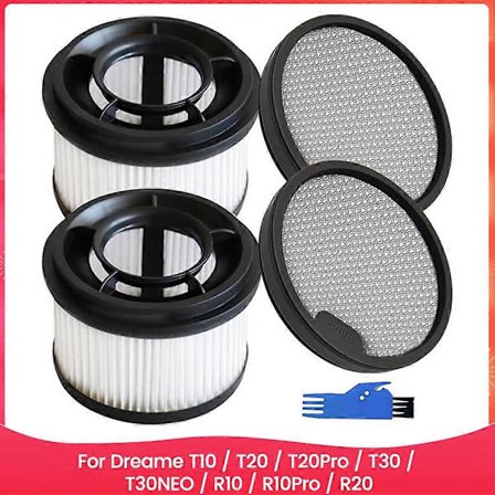 Ersättnings Hepa-filter för Dreame T10 / T20 / T20Pro / T30 / T30NEO / R10 / R10Pro / R20 Upprätt Dammsugare