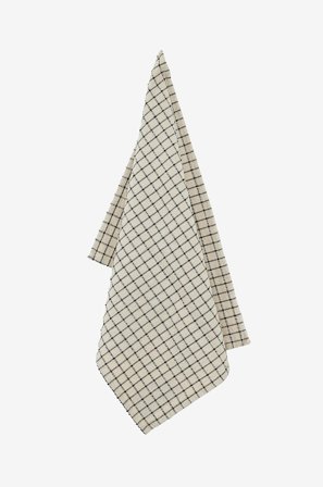 Boel & Jan - Pyyhe Noor - Musta - Keittiöpyyhkeet - - Homeroom