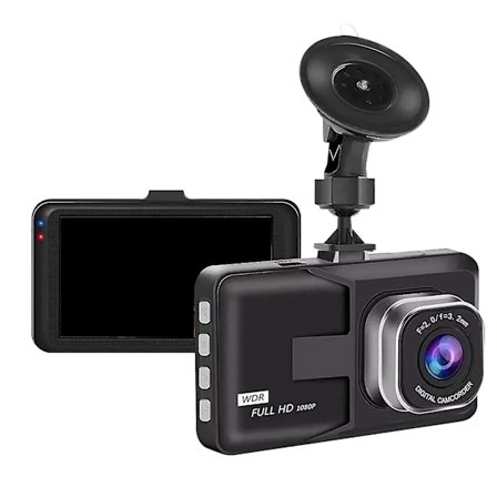 Full HD 1080P Dash Cam Videooptager til optagelse foran og bagpå