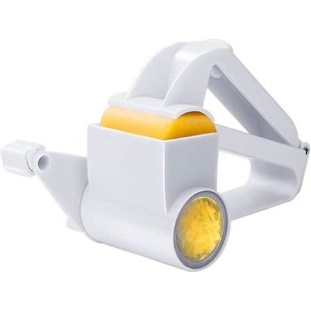 Manuel Ost Rivjern Med Sving - Chokolade Rivjern, Spiral Ost Rivjern - Manuel Ostkværn Med Fin Rustfri Ståltromle Til Rivning Af Parmesan,