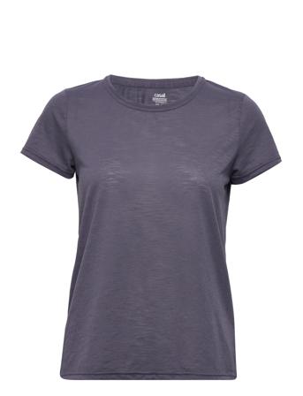 Texture Tee T-shirt Top Blå Casall