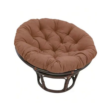 Runda Tuftade Dynor, Tjock Enfärgad för Stol, Golv & Trädgårdssittplatser