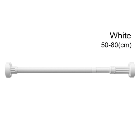 Tørrestativ Teleskopstang HVID 50-80CM 50-80CM hvid