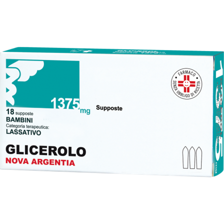 Glicerolo Bambini 18 Supposte 1375mg