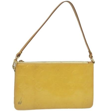 Louis Vuitton Vintage, Pre-owned Leather Shoulder Bag Geel, Dames, Maat:ONE Size