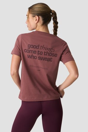 ICANIWILL - Everyday Cotton T-shirt Calm Red - Dame - ICIW