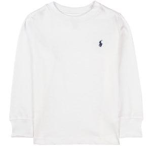 Kids - Ralph Lauren White Logo Long Sleeve Tee T-Shirt 3 years - Tops - 3 years - White
