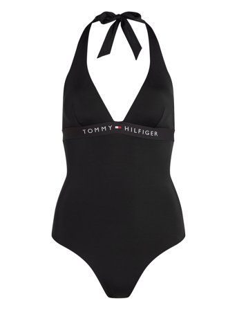 Halter Piece Black Tommy Hilfiger