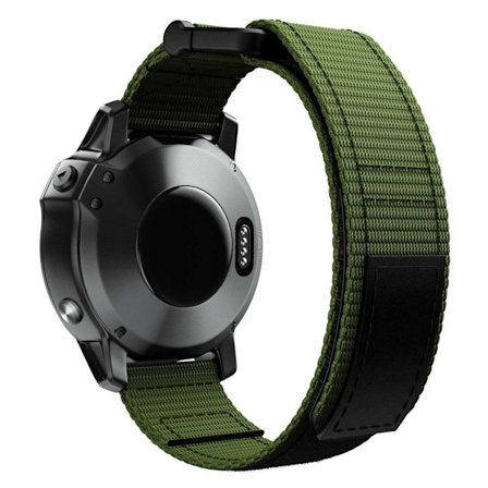 Garmin Fenix 7//6/6 Pro/Forerunner 945/935 etc. Klockarmband i nylon - Grön