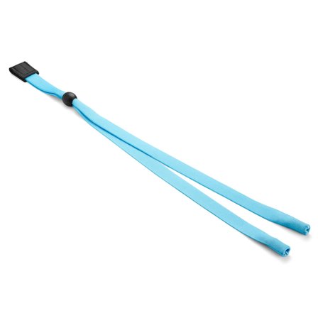 Wide Blue & Leather Sunglasses Strap for Men - Glasses Straps