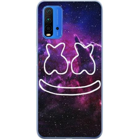 Xiaomi Redmi 9T Gjennomsiktig deksel Fortnite Marshmello