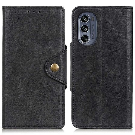 Alpha läder Motorola Moto G62 5G fodral - Svart