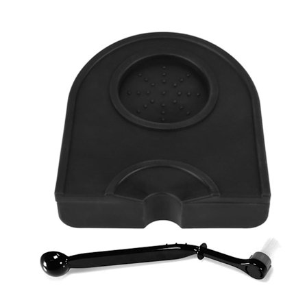 2 st Köksredskap: 1 st Latte Art Pen Tamperhållare Silikonmatta och 1 st Kaffebryggareborste