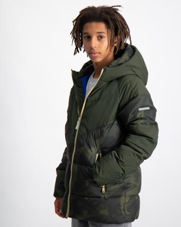 Scotch & Soda Hooded jacket Recycled Nylon Grün Jacken Jungen - Kidsbrandstore