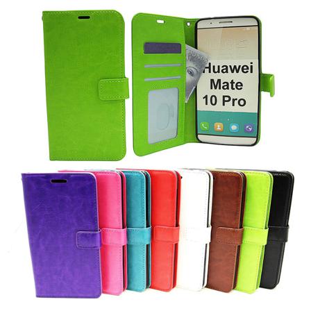 Crazy Horse Wallet Huawei Mate 10 Pro Turkos