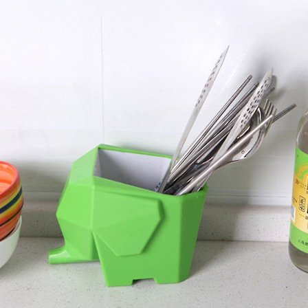 Unik elefantdesign bestikk-avløpsboks