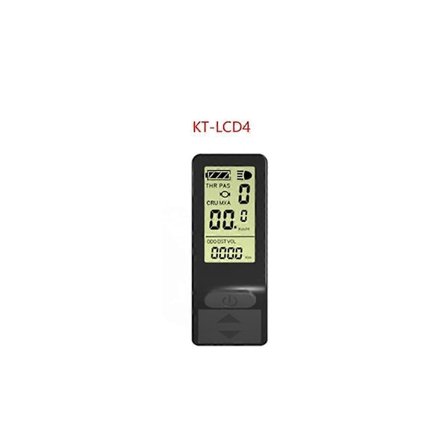 E-Bike LCD Display Mini Meter KT-LCD4 Display Kompatibel med 24V 36V 48V KT Controller E-Bike Conv