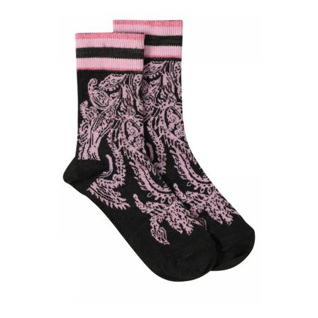 Gustav Gustav Manya, Wool Socks Strømper 47903/4049 Dark Chocolate Sort, Dame, Størrelse: ONE Size