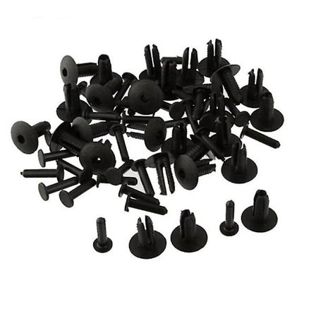 Til - 51118174185 Dørtrin Hjul Bil Nitter Buede Clips Holder Reparation 100stk Kofanger Trim