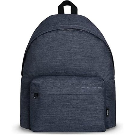 Letvægts Rygsæk Casual Daypack Skole Taske (blå grå)