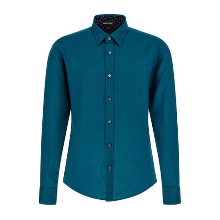 Hugo Boss, Formal Shirts Niebieski, Mężczyzna, Rozmiar: S