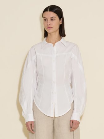 Holzweiler - Cyra Shirt - White - Womens - Extra Small