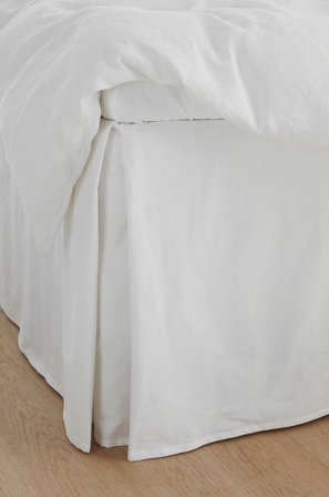 &Home - Helmalakana Heaven, korkeus 60 cm - Valkoinen - Helmalakanat - 180X200 - - Homeroom