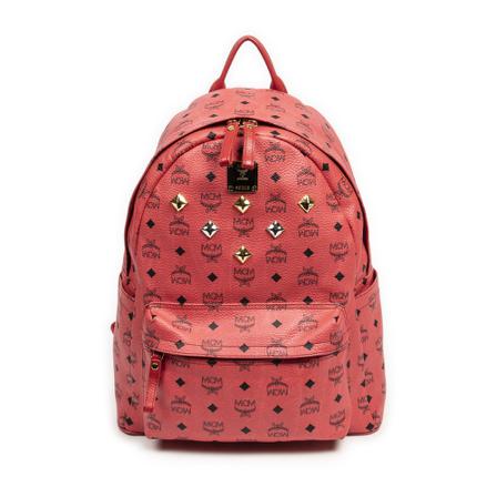 MCM Pre-owned, Pre-owned Backpacks Rood, Dames, Maat:ONE Size