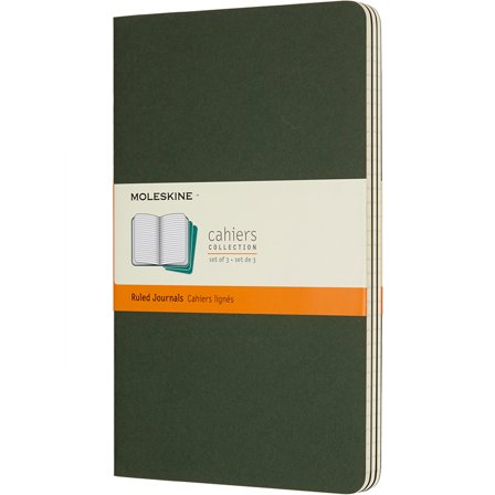 Cahier Notebook Large Green Ruled