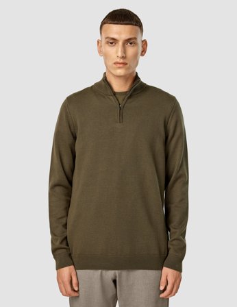 Shaping New Tomorrow - Everyday Knit Half Zip - Nightfall Green - Herren - Größe S