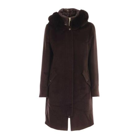 Herno, Coat Bruin, Dames, Maat:M