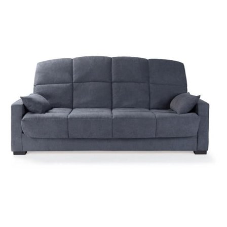 3-personers sovesofa - Antracitgrå - 14 cm madras - 130 x 190 cm - MEGAN