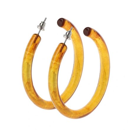 /EA/Akryløreringe Harpiks Hoop Øreringe Skildpadde For Skal Boho Statement Stud Øreringe