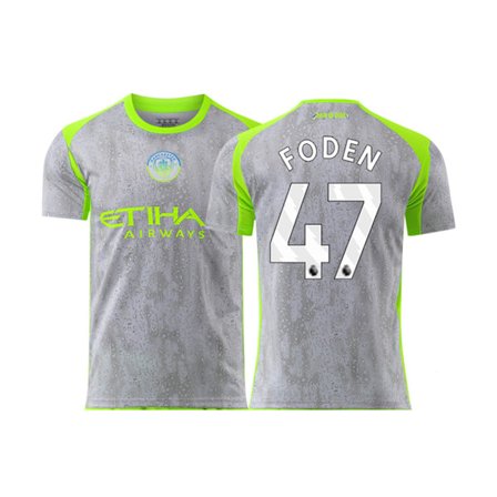 25-26 Manchester City F.C. Bortatröja 2 NO.47 FODEN Fotbolls T-shirt S-2XL