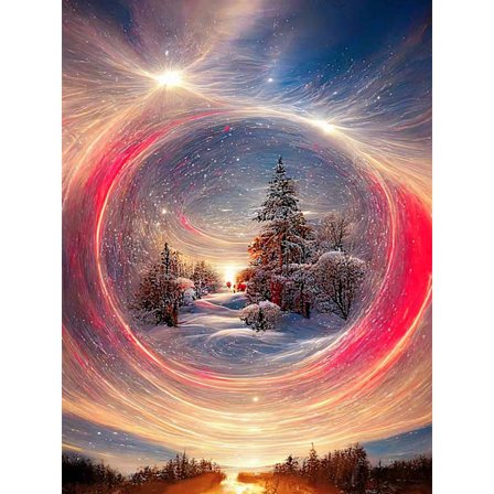 5D DIY Diamantmålning, Diamantmålningssatser, 30 x 40 cm Full Drill P