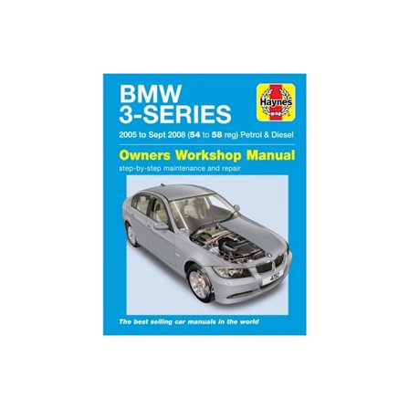 BMW 3-Series Petrol & Diesel (05 - Sept 08) Haynes Repair Manual (häftad, eng)