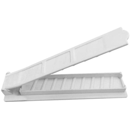 Enkel rad grillspettmaskin, kebabpressmaskin, återanvändbar grillspettmaskin kebab - vit