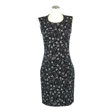 Moschino Pre-Owned Pre-owned Polyester kjoler Sort, Dame