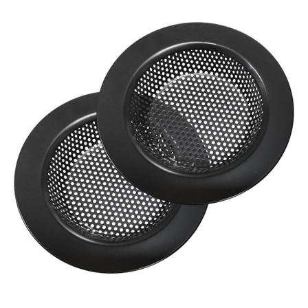 2 stk kjøkkenvask rustfritt stål svart avløpsfilter enkel rengjøring avfallsstopper